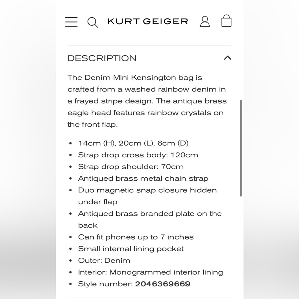 Kurt Geiger Mini - Picture 12 of 12